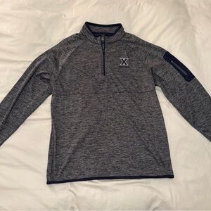 Men's Gray Quarter-Zip Jacket
